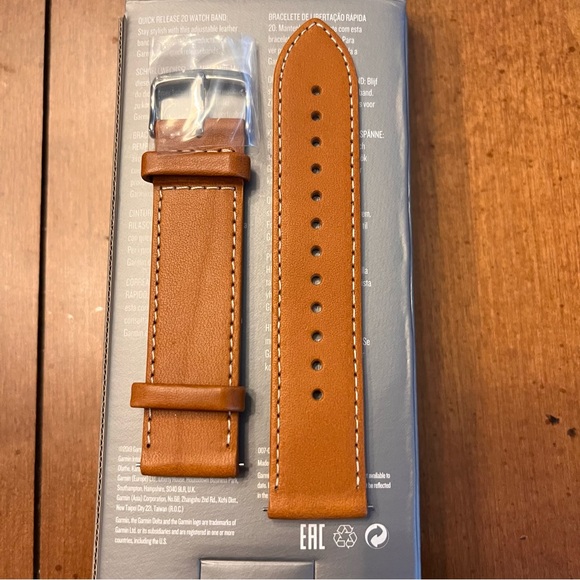 garmin Other - Genuine Garmin Italian Leather Watch Band new in box